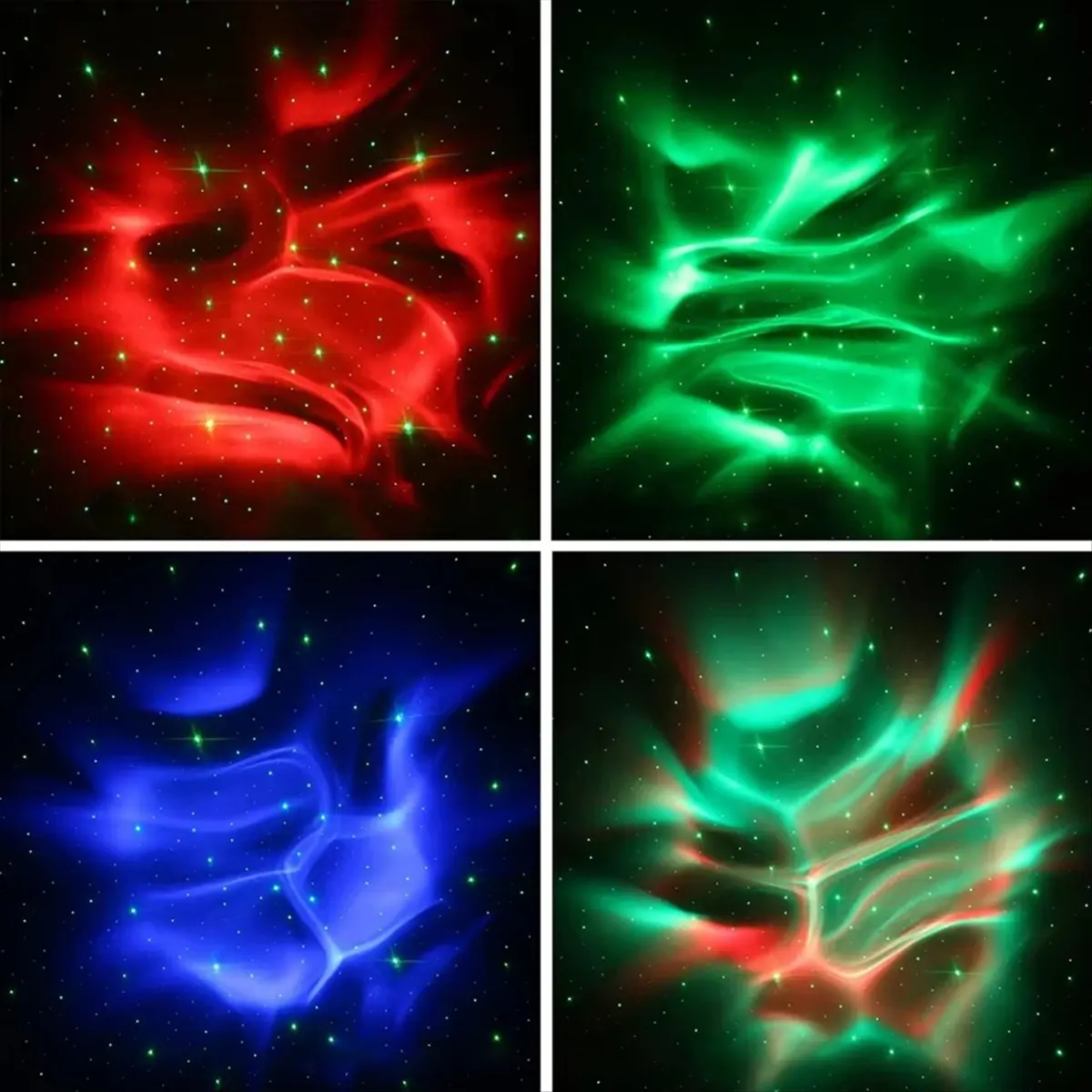 

*ABAB Пульт дистанционного управления USB RGB Цветная Аврора Светодиодная лампа Галактика Небо Смешанный проектор Свет Домашняя вечеринка Детская комната Ночное освещение Подарок