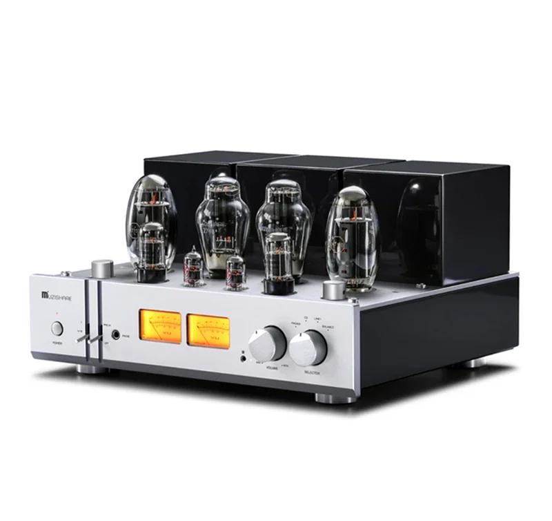 MUZISHARE New X10 KT150 Tube Amplifier HIFI EXQUIS Phono Stage / Integrated / Pure Power Lamp Amp with Remote