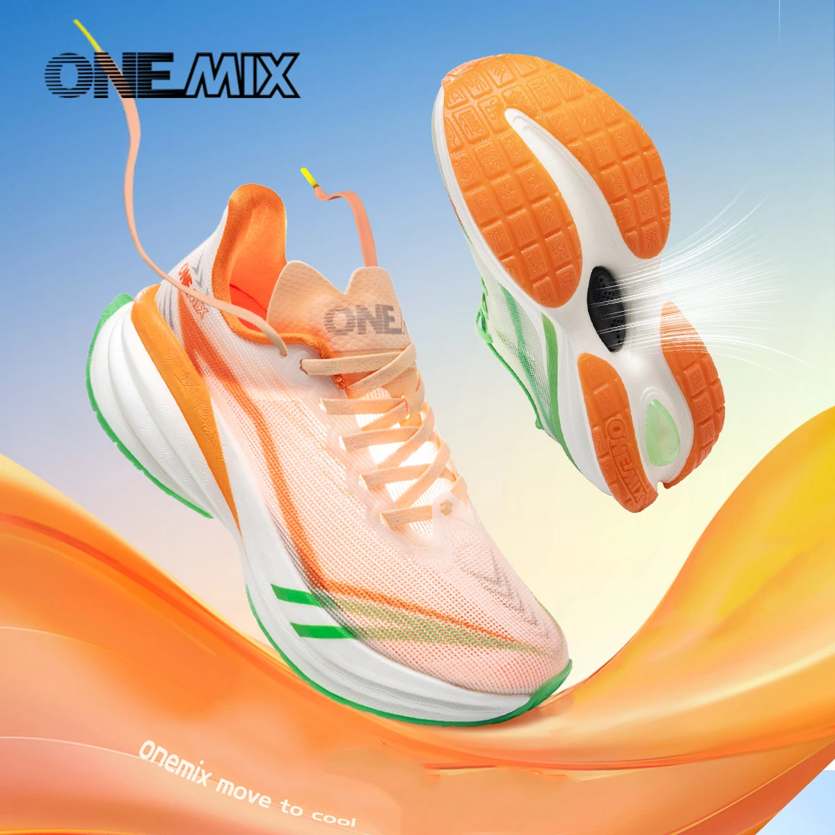 

ONEMIX New Arrival Classics Style Men Running Shoes Lace Up Sport Shoes Men Outdoor Summer Jogging Walking Athletic Shoes Male