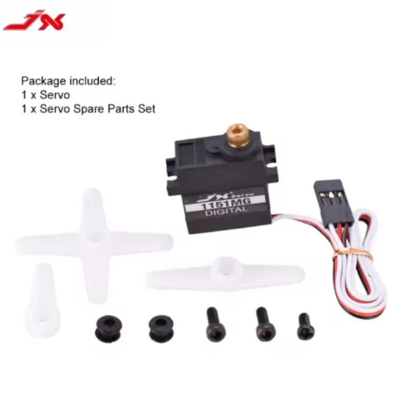 JX 서보 PDI-1151MG 3.6KG RC 헬리콥터 자동차 로봇 보트 용 미니 6V 방수 디지털 코어 서보