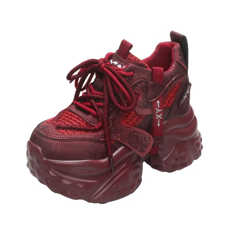 Platform Women\'s Sports Shoes 2023 Spring Autumn Trend Leisure All-in-one Sports  Single Shoes  Women\'s Shoes Design