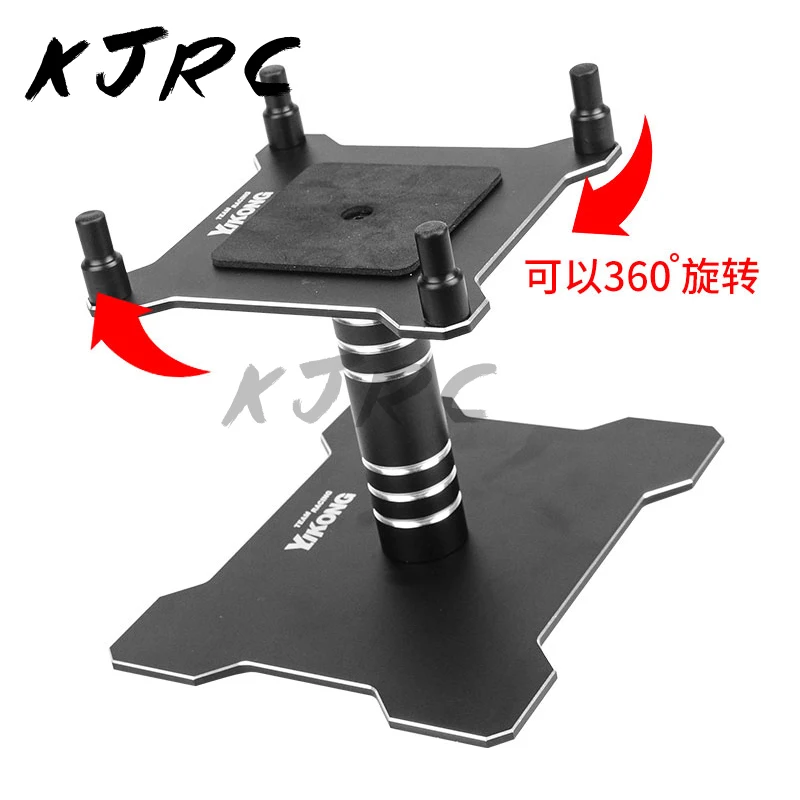 Higher Version RC Car Work Stand Assembly Platform 360 Degree Rotate Repair Station for TRX4 TRX6 G500 RC 1/8 1/10 Axial SCX10