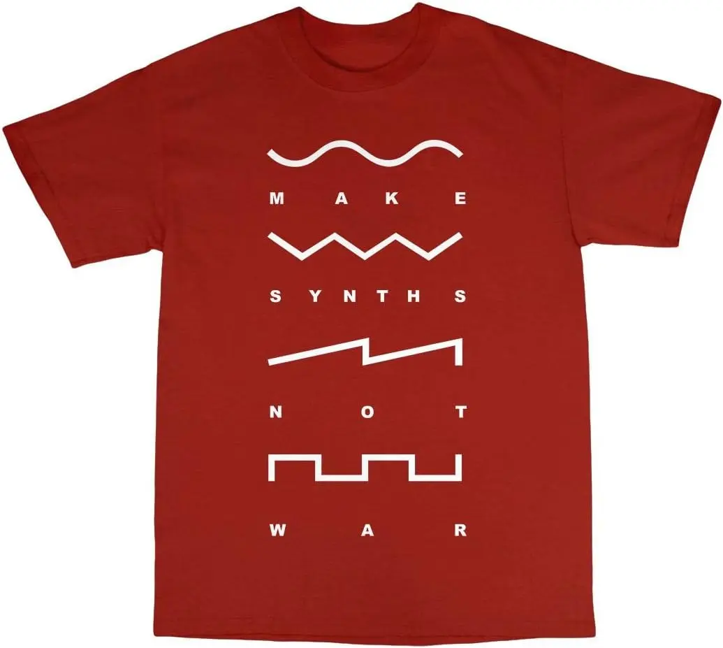 

Хлопковая футболка Make Synths Not War