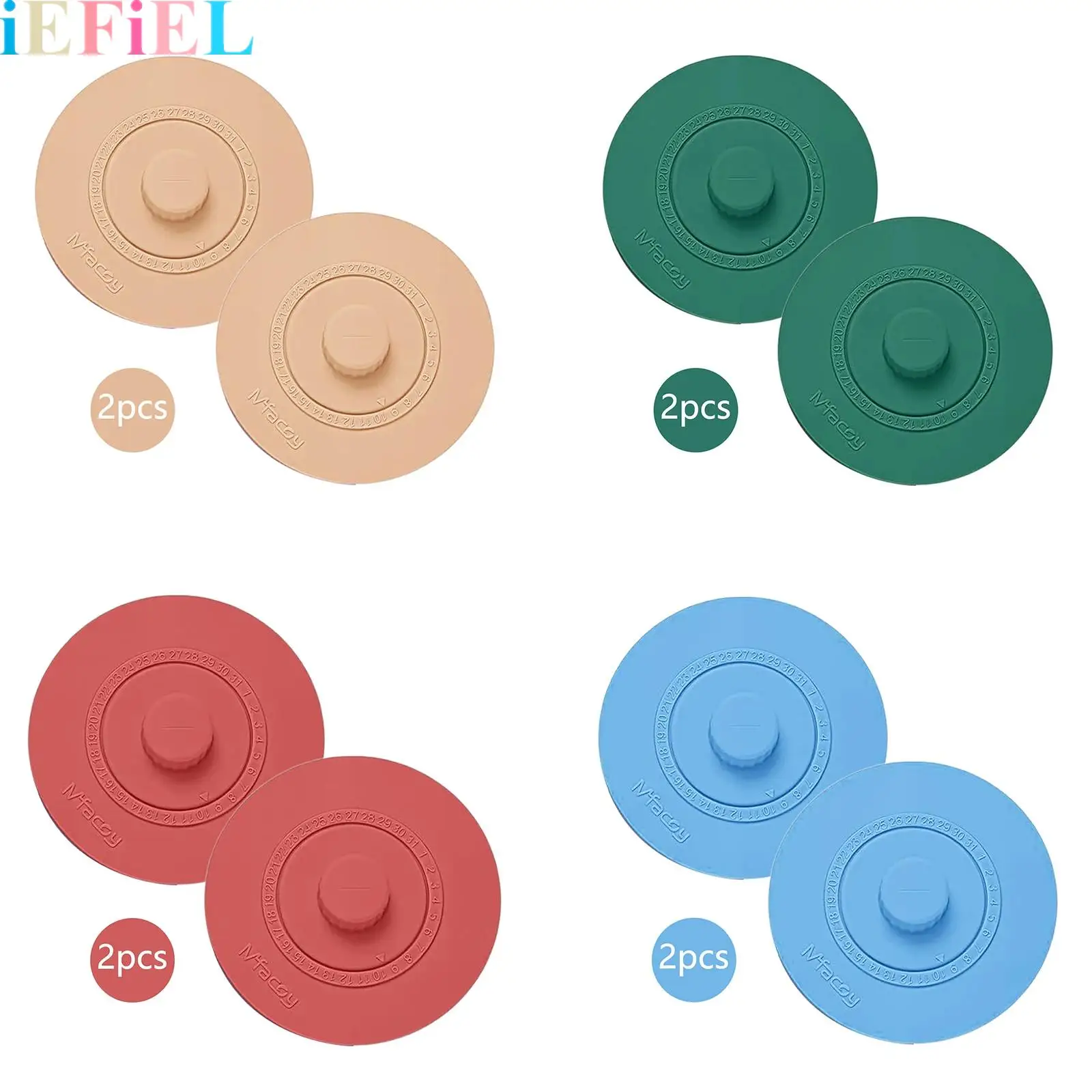 

Silicone Fermentation Lids for 68mm Wide Mouth Mason Jars One Way Waterless Airlock Valve Pickle Seal Lids