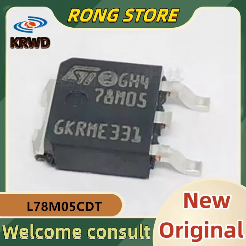 50 قطعة 78M05 جديدة ومبتكرة رقاقة IC L78M05CDT L78M05CD L78M05 TO-252