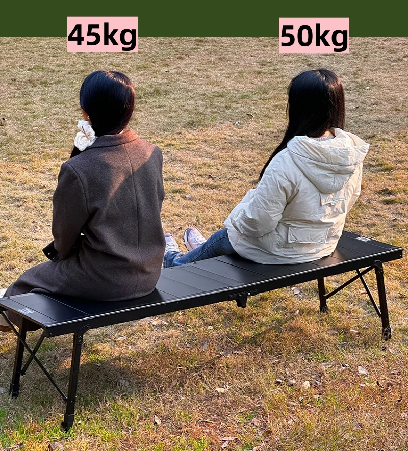 Tryhomy Outdoor Camping IGT Tisch IGT 6-Einheit Tisch Tragbare Aluminiumlegierung Ultraleicht Klapp Camping Schreibtisch BBQ Picknick IGT Tisch Neu – Detail 7