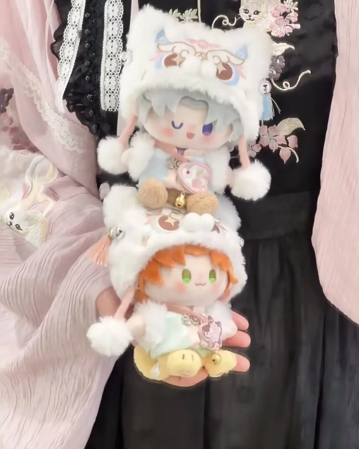 (Solo para ropa de bebé) colgante de muñeca de 10cm, nueva ropa de bebé de estilo antiguo de estilo chino