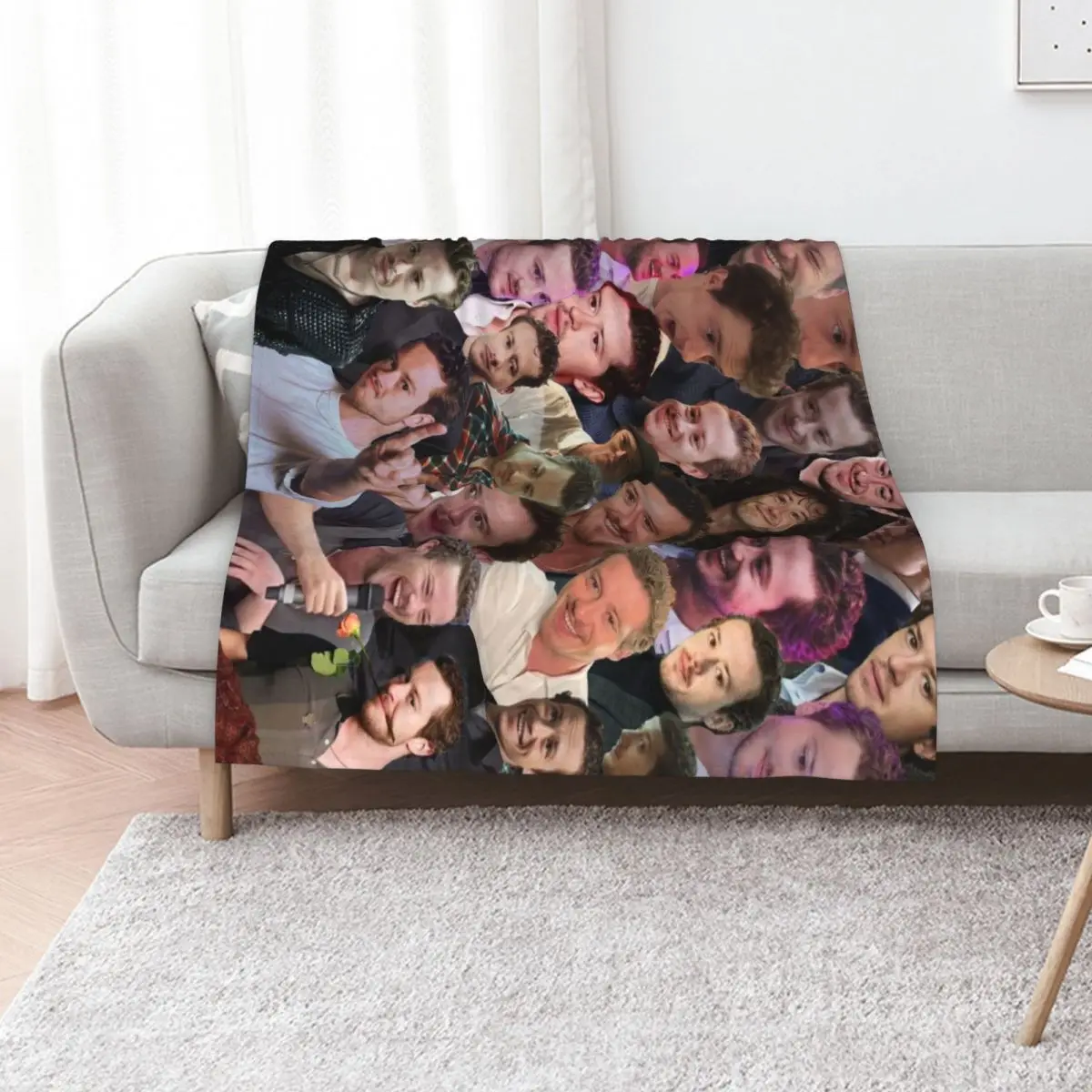 

Joseph Quinn Photo Collage Throw Blanket Bed Fashionable Giant Sofa Plaid Sleeping Bag Blankets