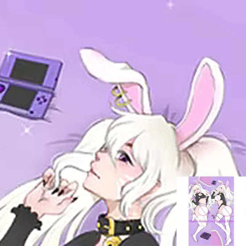 

Dakimakura Anime Pillow Cover Mioshi Double Sided Print 2Way Cushion Cover Xmas Gifts