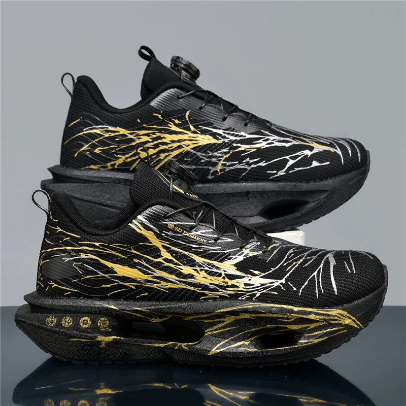 Mens Fashion Trainers - Men Fashion Running Shoes Breathable Sneakers