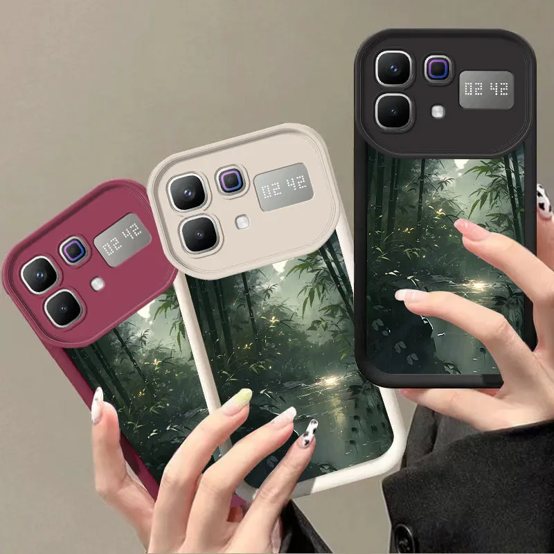 Flexible Silicone Case For Infinix Note 60 Pro Note Edge Protective Cover Shockrpoof Moonlight Print Pattern Funda - view 2