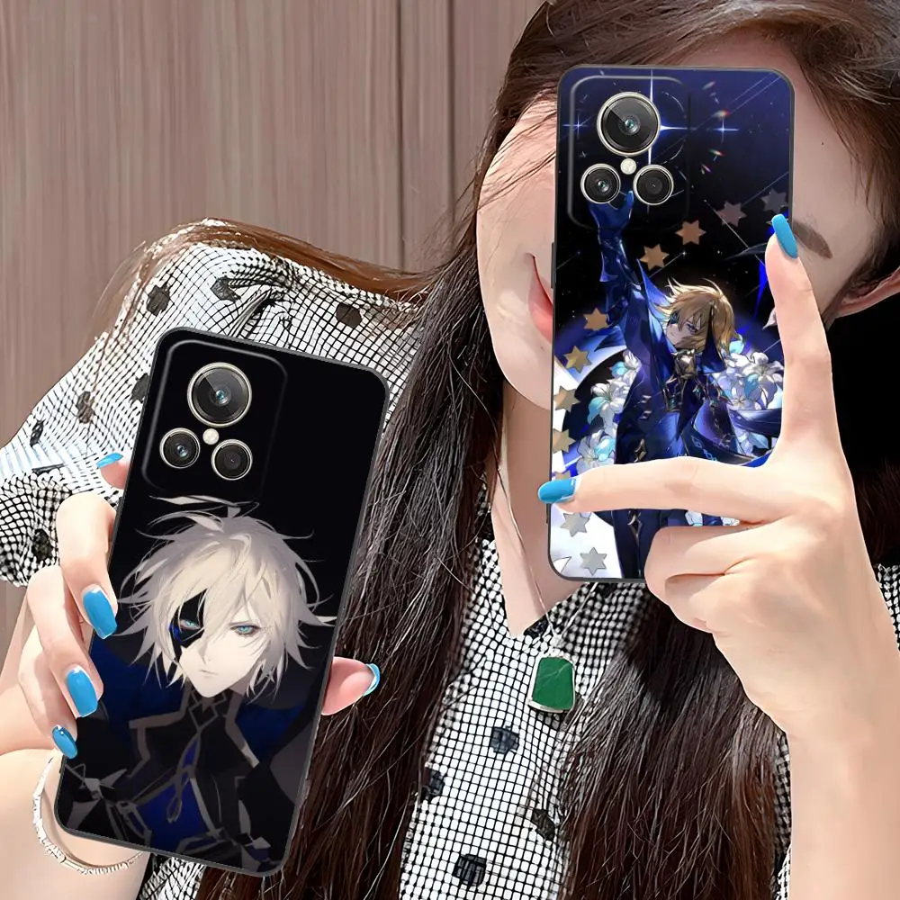 

Game GI Dainsleif Phone Case for Realme GT 8 Neo Pro C75 73 71 C67 65 C55 53 C35 31 C20 15 Soft TPU Shockproof Cover