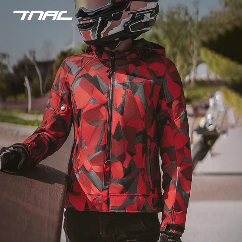 

Women's Winter Motorcycle Jacket Warm Winter Motocross Coat Racing Riding Clothing Waterproof Jackets With CE Protection Gear