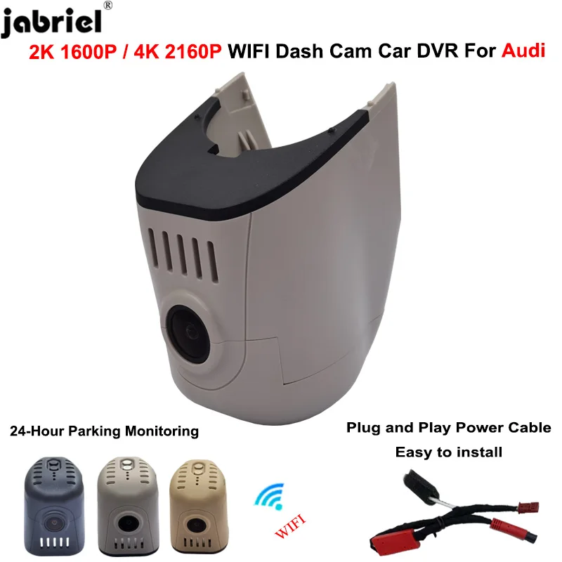 

2K 4K Wifi 24H Car DVR for Audi a1 a3 a4 a5 a6 a7 q2 q3 q5 q7 q8 s1 s3 s4 s5 s6 s7 rs3 rs4 rs5 rs7 tt 2004-2014 Dash Cam