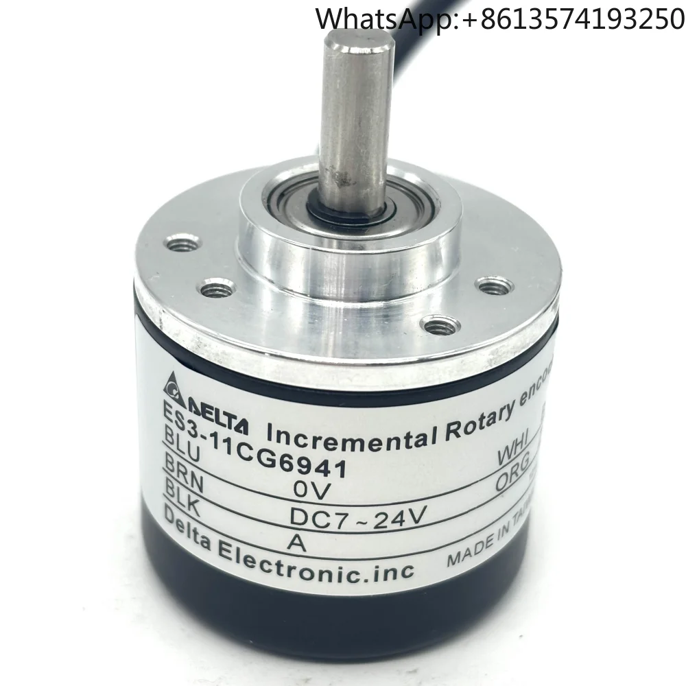 

DELTA ES3-11CG6941 Photoelectric Incremental Solid Shaft Rotary Encoder 1024PPR Product Type