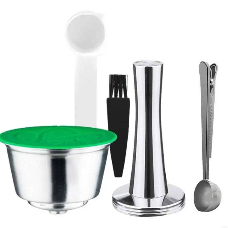 19QE Coperture in acciaio inossidabile in acciaio inossidabile riutilizzabili per filtri per caffè