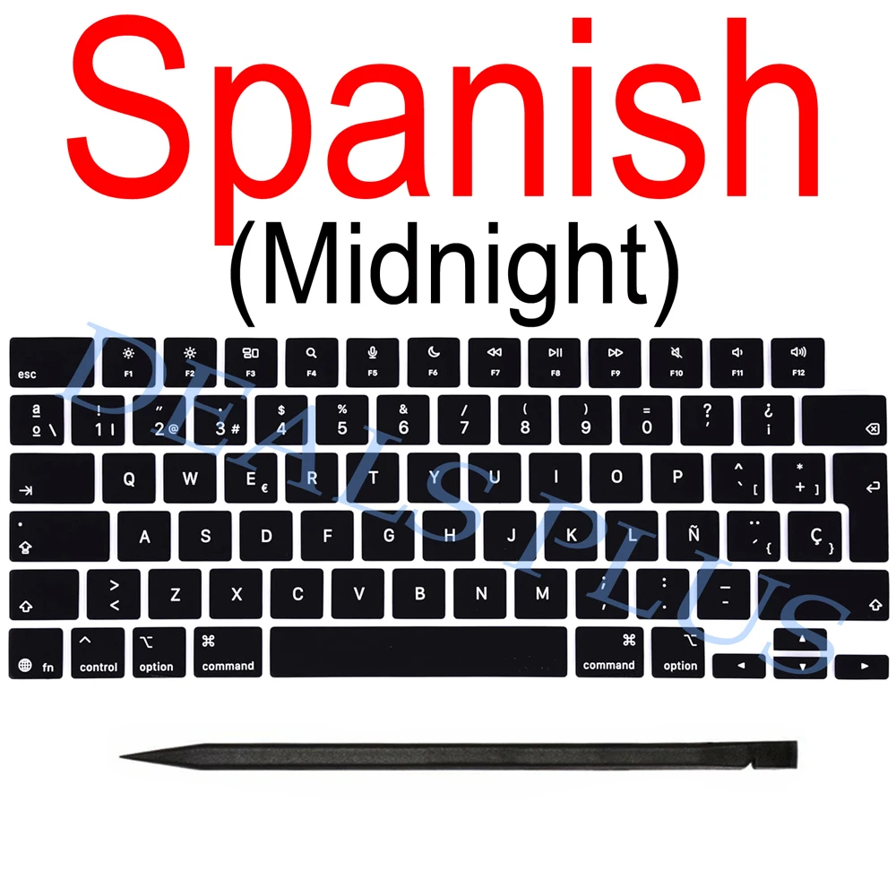 Nieuwe (Midnight) A3240 A3241 A3448 A3449 Keycaps Toetsenset voor Macbook Air Retina M4 M5 13.6" 15.3" 2025-2026 Jaar Toetsenbord Reparatie