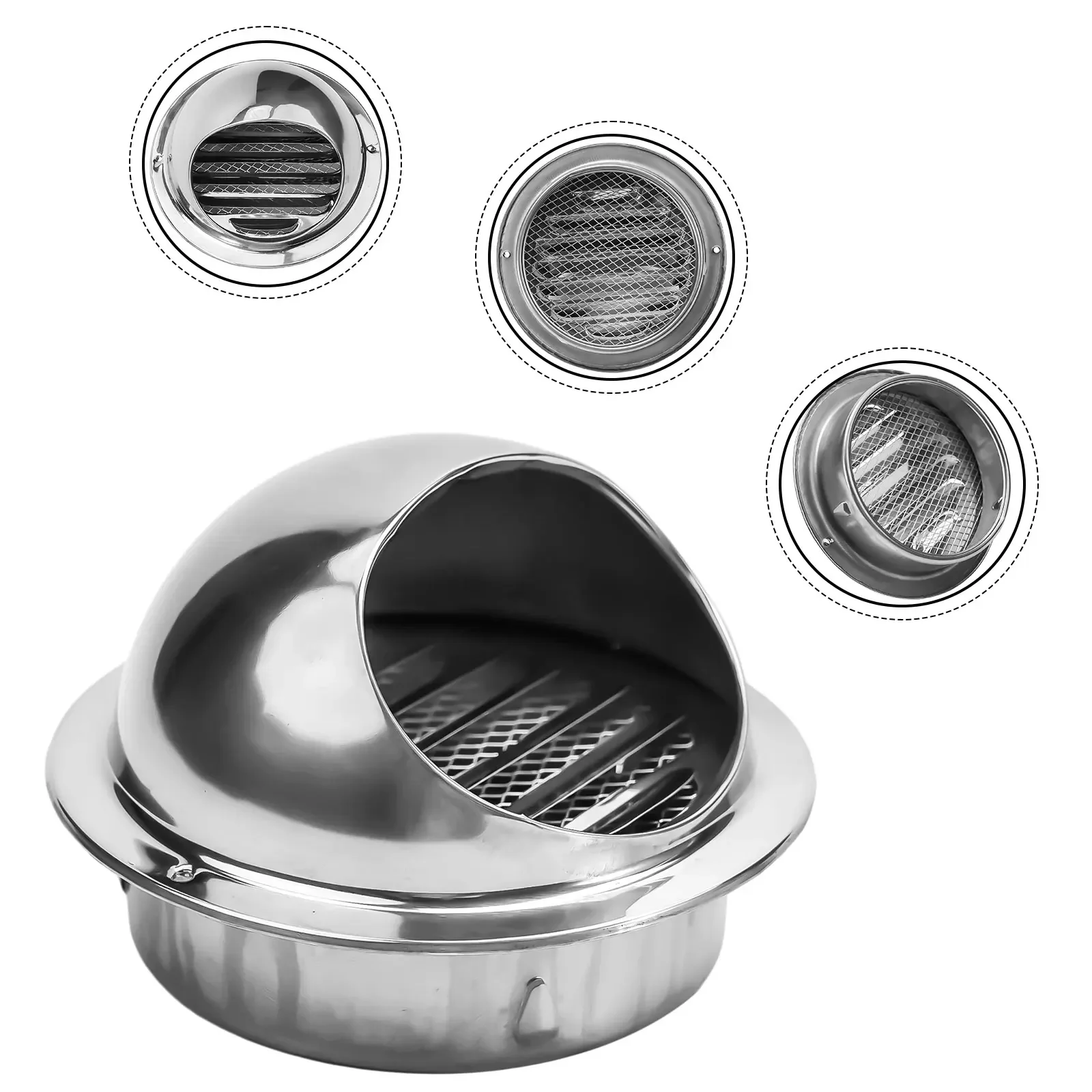 Vent Cover Ventilators Vent Cap Modern Stainless Steel Air Outlet Cover Ensure Optimal Air Circulation in Any Room