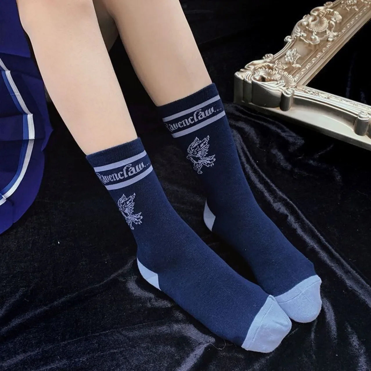 Calcetines de algodón de Harry Potter para niños, medias de Hogwarts, Gryffindor, Slytherin, Hufflepuff, Ravenclaw, accesorios de ropa, regalo de vacaciones