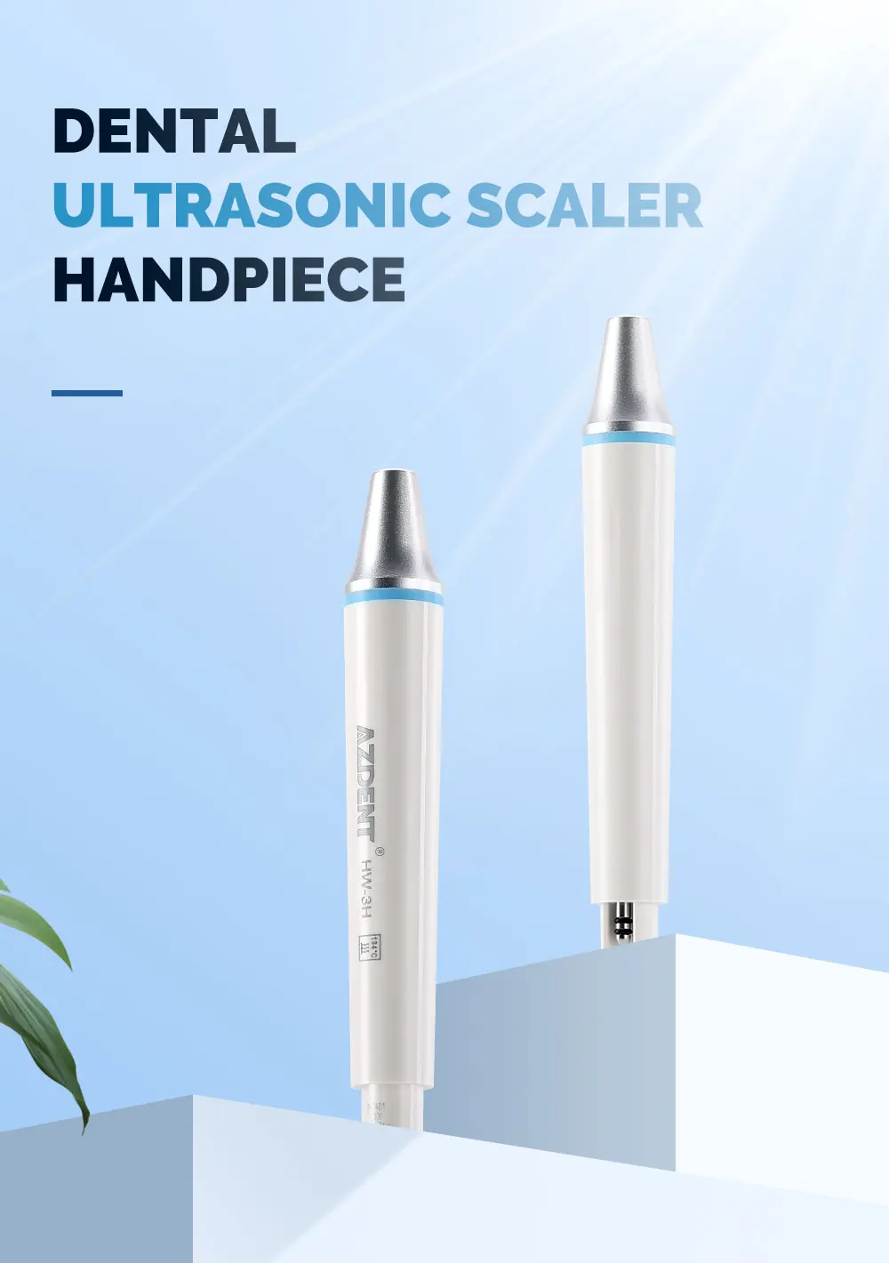 AZDENT Dental Ultraschall-Piezo-Scaler-Handstück mit LED-Beleuchtung, Plug-in-Griff, passend für EMS Woodpecker VRN DTE SATELE Ultraschall-Scaler – Detail 28