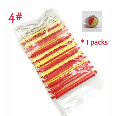 Neue 12-teilige Salon Gummiband Lockenwickler Set Kalte Dauerwelle Stangen Lockenwickler Bars Haarspange Curling Flauschige Wellenförmige Haar Maker Styling DIY
