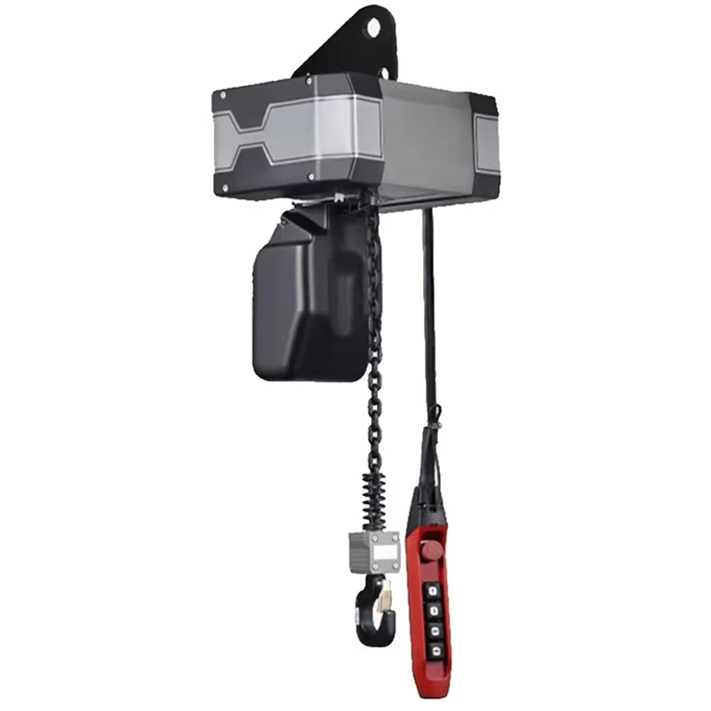 

Silent version 220V chain electric hoist 1 ton 2 ton low clearance running chain type 380V crane electric hoist