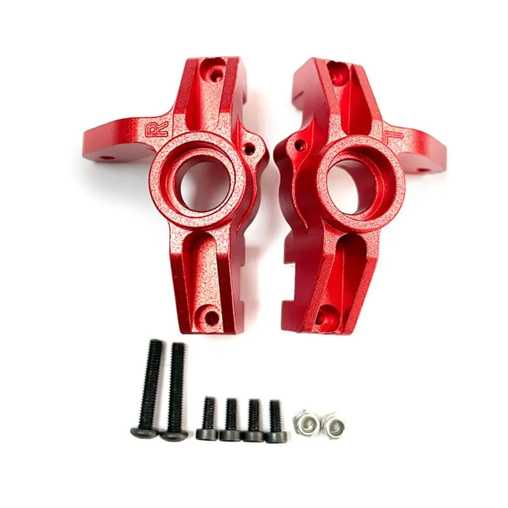 

Держатель рулевой ступицы из алюминиевого сплава 1/10, 2 шт., прочные искусственные костяшки для LOSI Baja Rey 4WD, детали для радиоуправляемого автомобиля, серебристые