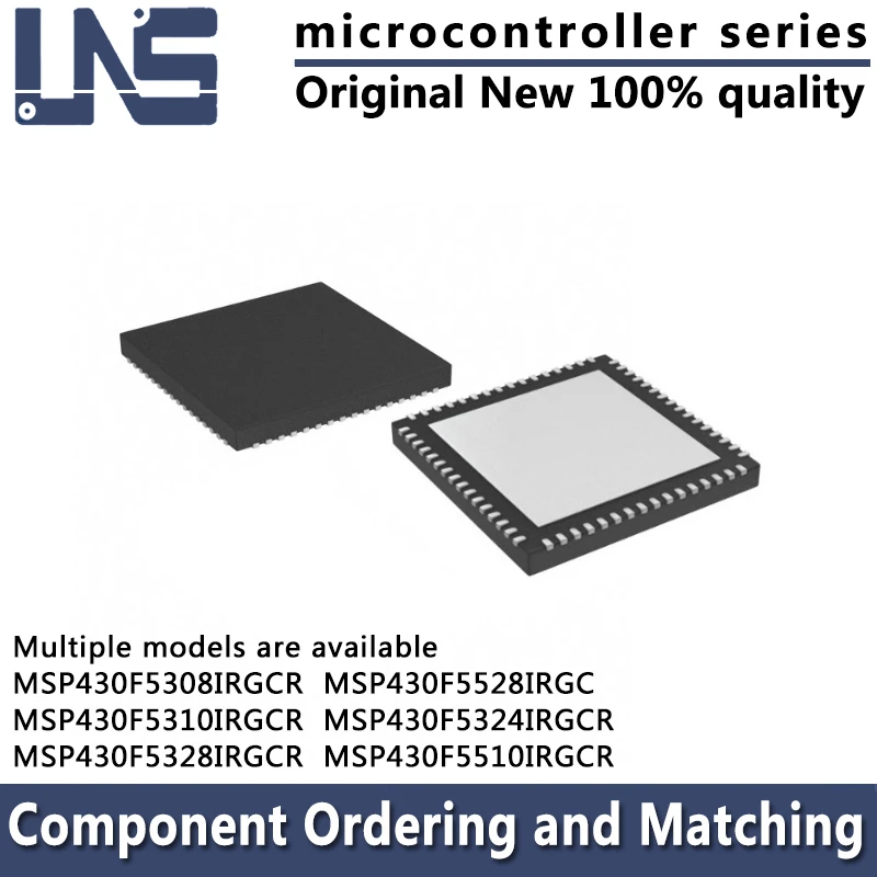 1PCS MSP430F5528IRGC MSP430F5308IRGCR MSP430F5310IRGCR MSP430F5324IRGCR MSP430F5328IRGCR VQFN-64 9x9 microcontroller