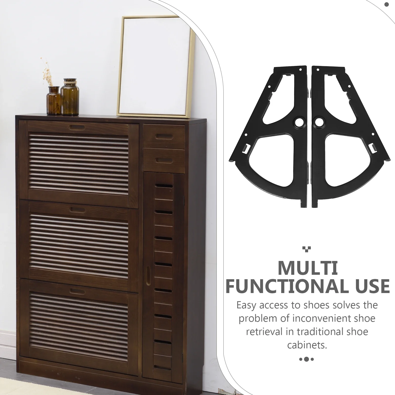 Nice Flip Shoe Cabinet Hardware Adjustable Frames Hinge Parts Replacement Drawer Hinges Tipping Bucket Iron Closet Hinges Drawer