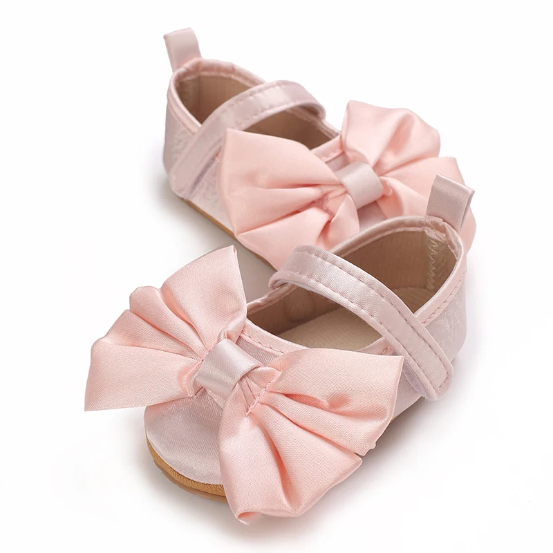 Spring and Autumn Butterfly Princess Shoes 0-1 Baby Soft Bottom Soft Surface Anti Slip Sneaker