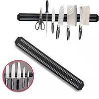 20-55CM Stainless Steel Knife Stand Magnetic Knife Holder Wall Block Storage Rack for Knives Kitchen Accessories Organizer