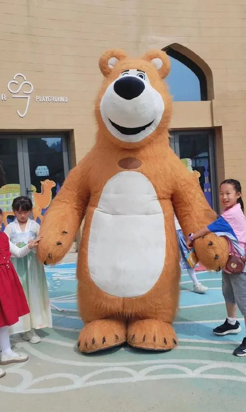 

Inflatable Bear Mascot Costume Bear Adult Anime Cosplay Customize Kits Mascot Carnival Costumes Animal Mascot Adult No Battery