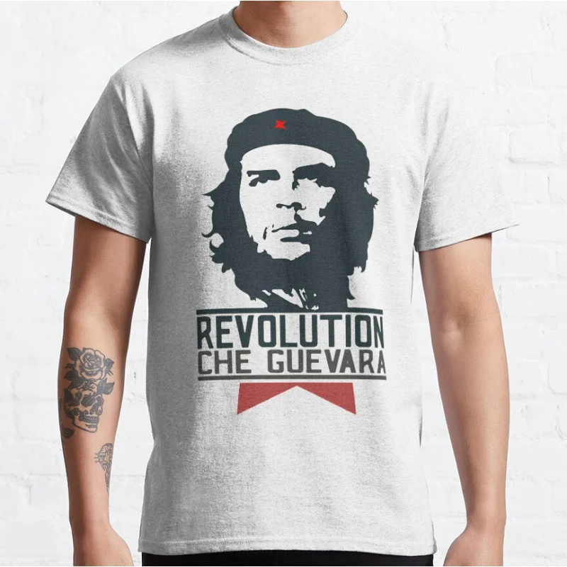 

Che guevara 0216 Cuba revolution leader gift t shirt for man 100% cotton print clothes Men's All size S-6XL Tops