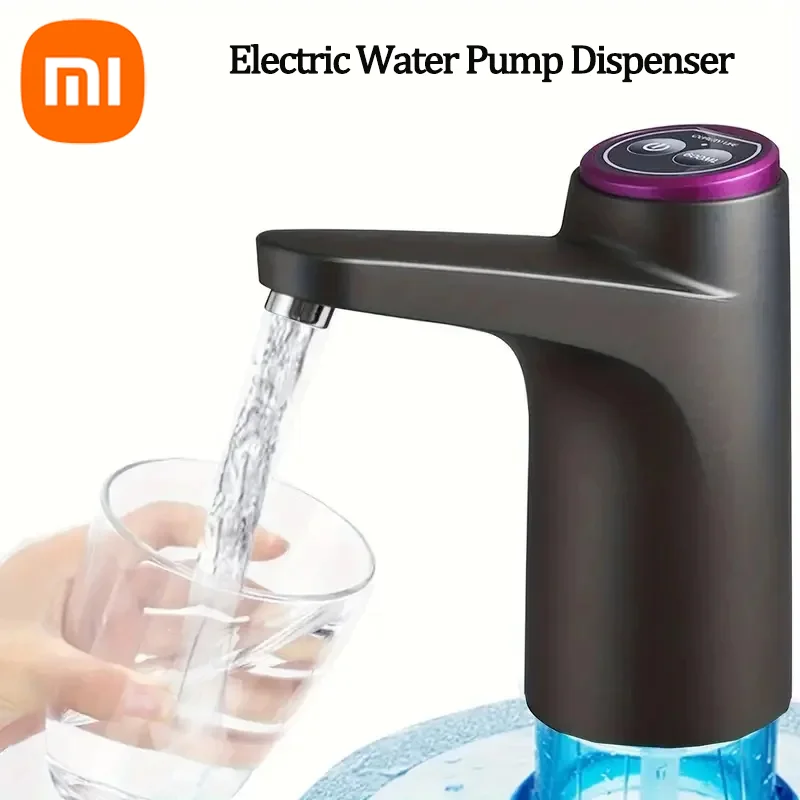 Xiaomi-bomba de agua eléctrica, dispensador de agua de 5 galones, carga USB, portátil, bajo, equipo de tratamiento de agua inteligente para el hogar