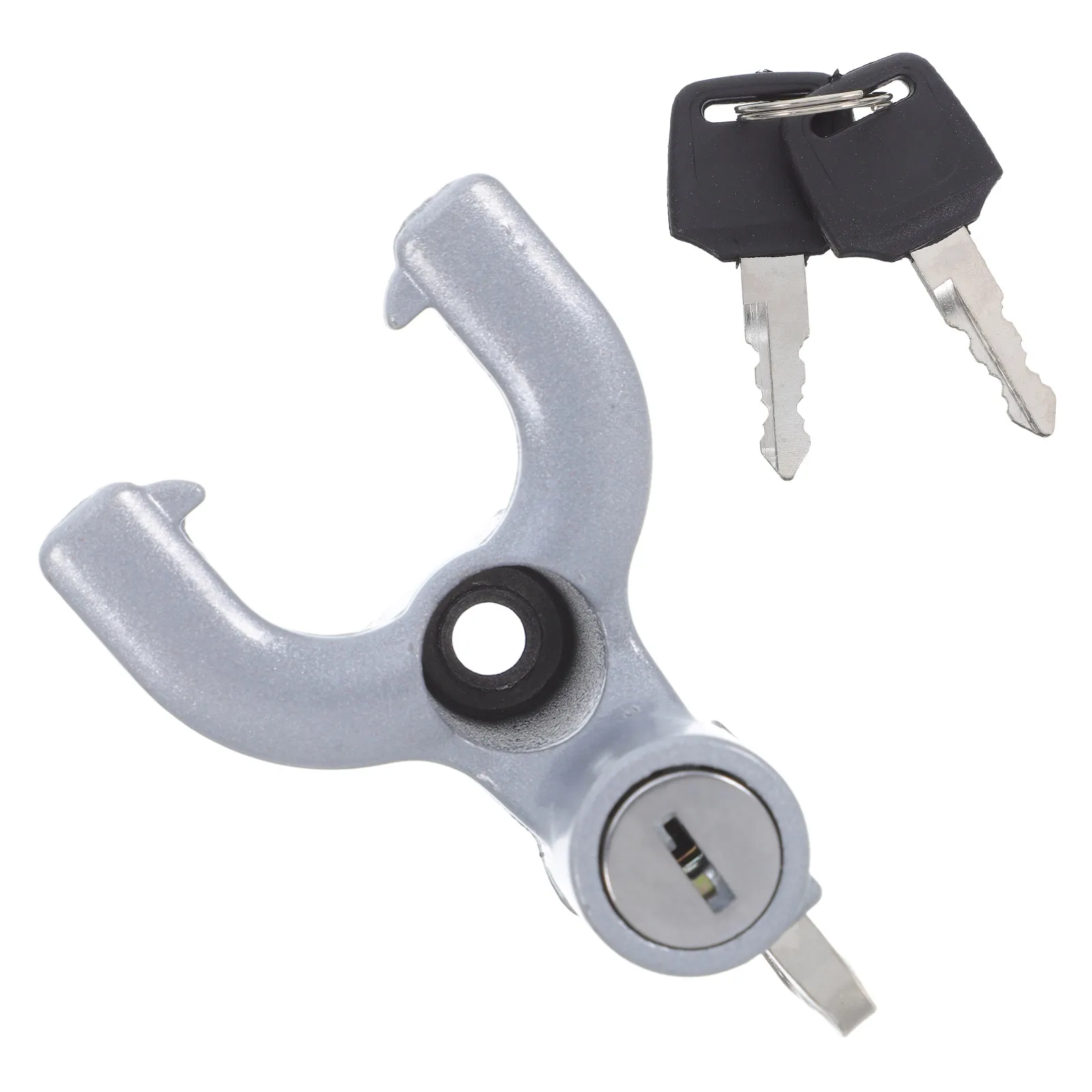 

Motorcycle Lock Durable Aluminum Alloy Anti Theft Handlebar Bike Scooter Hook Disc Brake Security Safe Reliable
