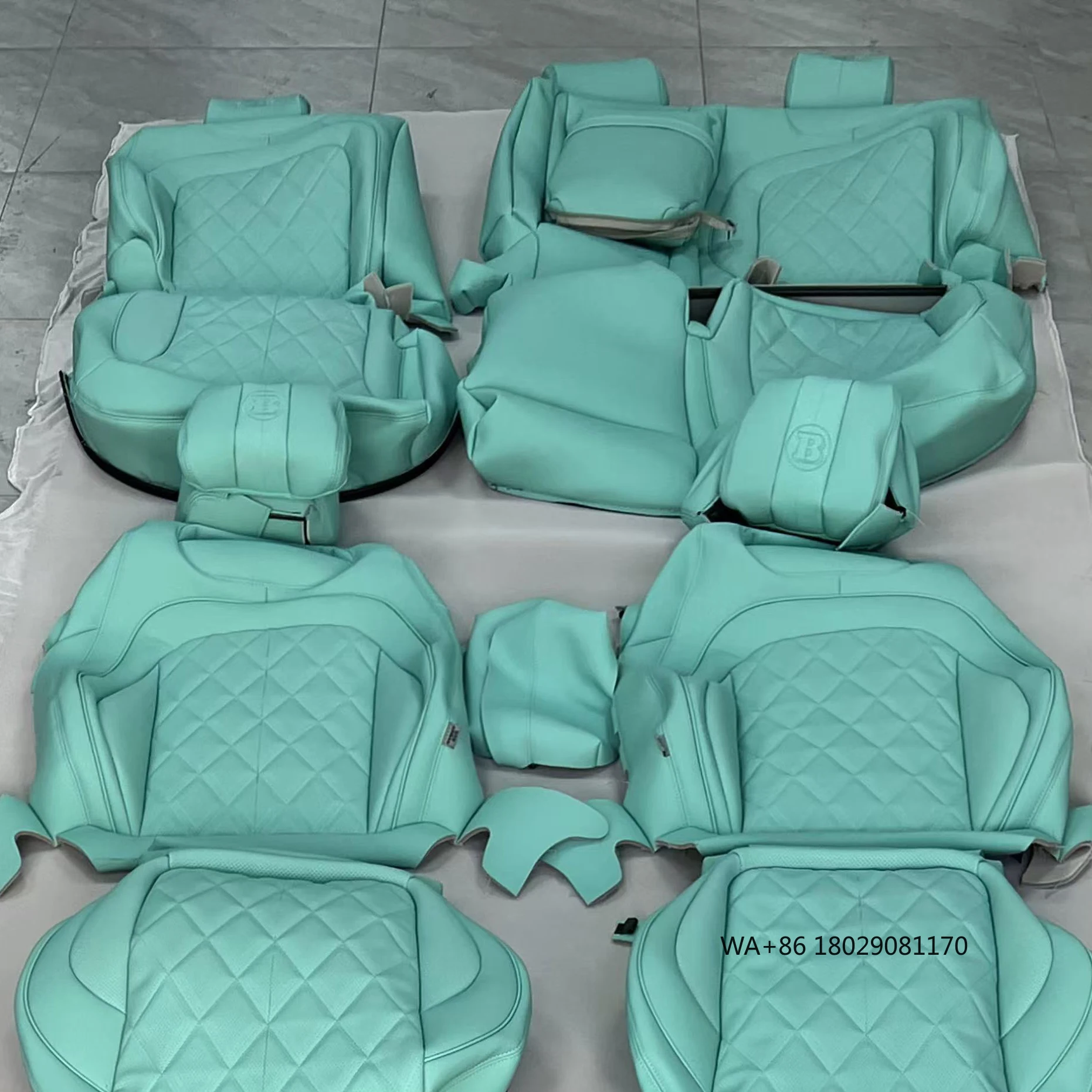 

Luxury Sport Leather Car Seat Covers Full Set Interior Accessories Decoration Cushion Premium Car Seat Cover for