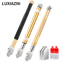 LUXIANZI Professional Glass Cutter Knife Wheel Blade Antislip  Metal Handle 150mm Diamond Tile Cutting Mirror Craft Hand Tools