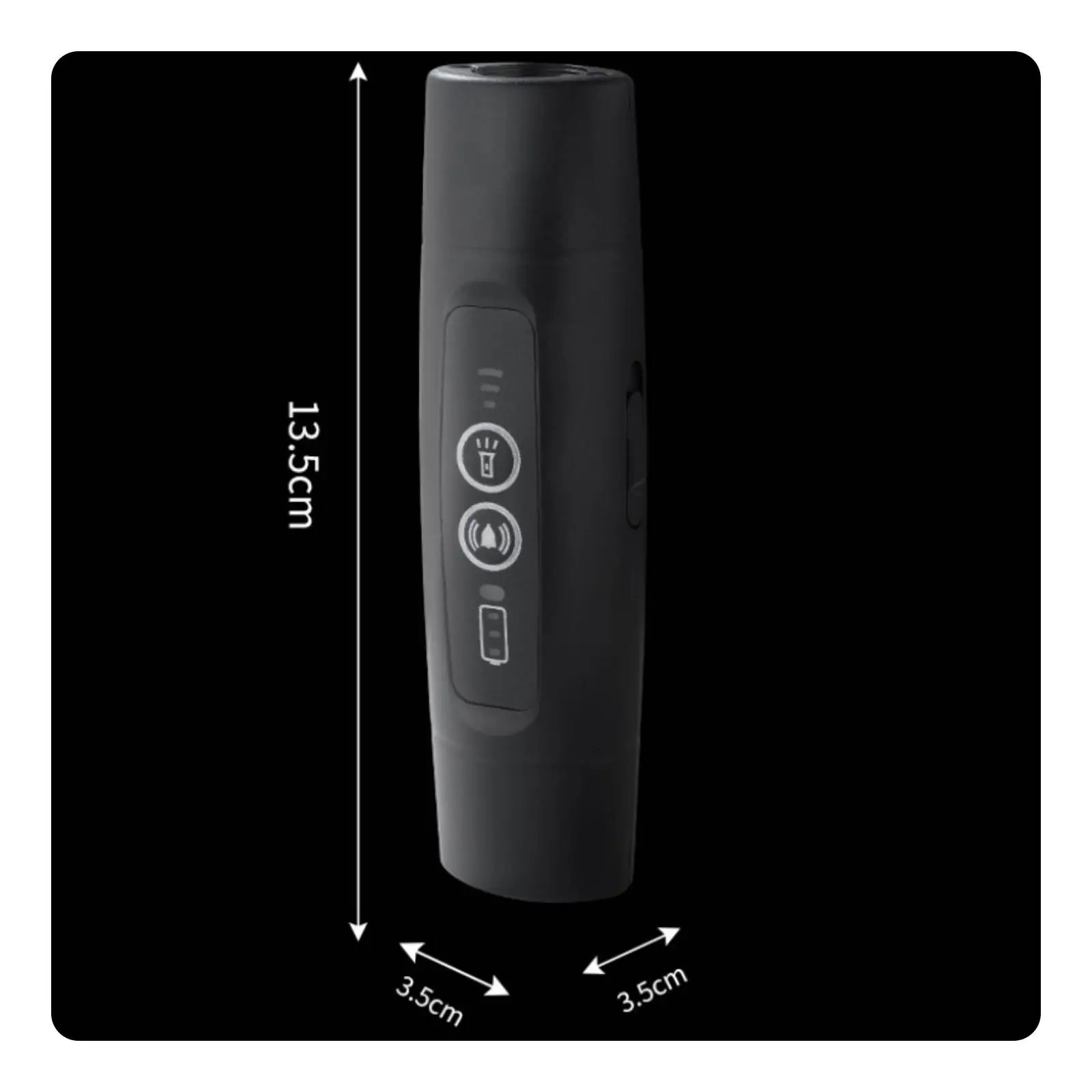 Ultrasonic Repeller Portable Dog Control Anti Bark Device Dog Gadgets with Alarm Light for Safer Neighborhood Walks