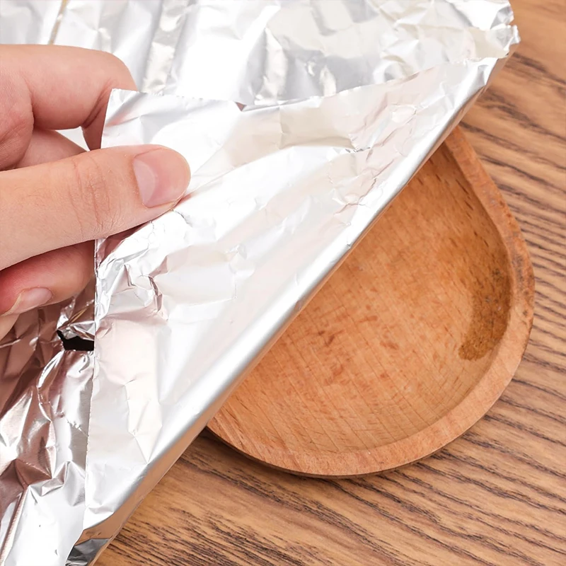 1/2/3 Aluminum Foil Roll Household Foil Foil Foil Roll Barbecue Baking Food Wrapping Preservation Multi-purpose Kitchen Tools