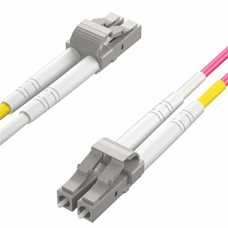 OM4 광섬유 패치 케이블용 AA60-10G/40G/100G LC-LC UPC 이중/주니퍼 SFP+ /QSFP+ 트랜시버 모듈용 LSZH 재킷