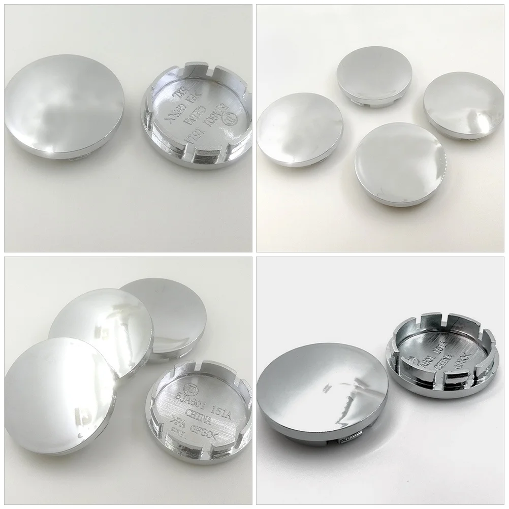 

4Pcs Wheel Hub Covers Strong Build Lightweight Design Protective Fit Car Tire Accessories for Modern Auto Look