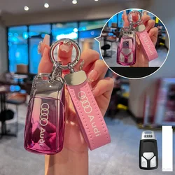 Fashion TPU Car Remote Key Case Cover Shell For Audi A4 B9 A5 A6 8S 8W Q7 Q5 4M S4 S5 S7 TT TTS TFSI RS Keyless Auto Accessories