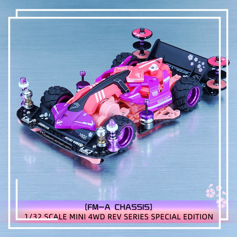

Fourwheel driveJedi chariot cherry blossom edition finished modified car painted carinstallationfree car model player collection