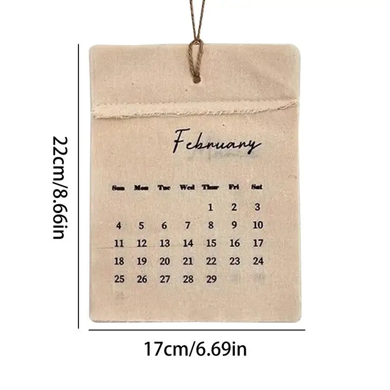 ปฏิทินติดผนังปี 2025 ผ้าใบรายเดือนปฏิทินเต็มปีการตกแต่งเดสก์ท็อปที่ไม่ซ้ําใครเครื่องประดับตกแต่งการจัดระเบียบและการวางแผนผลิตภัณฑ์