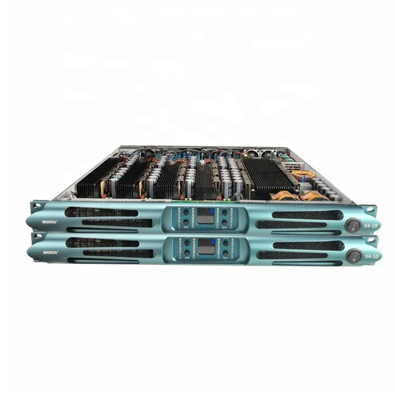 Gold SellerMorin Factory High Power 4000W 8 OHM 4 Channel 1U Super Professional Power Amplifier