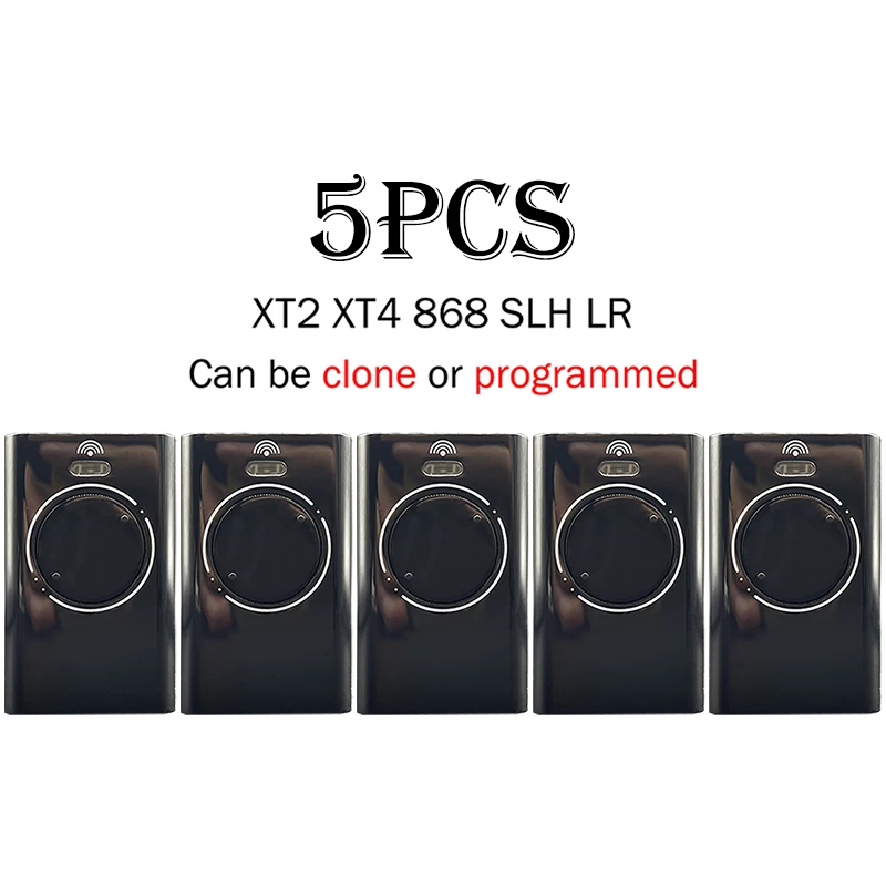 5PCS XT2 XT4 868 SLH LR 787009 787010 7870091 7870101 Gate Remote Control Garage Door Opener 868MHz Remote Control Duplicator