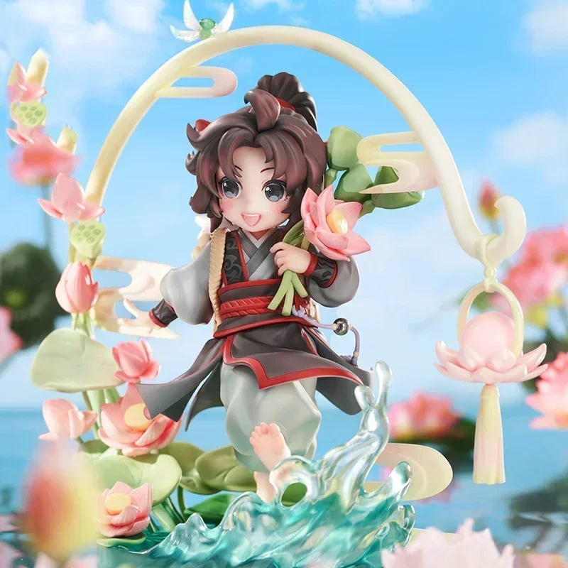 

Official Anime Mo Dao Zu Shi Lan Wangji Wei Wuxian Figurine Juvenile Cub Figure Toy Authentic Game Periphery Model Collect