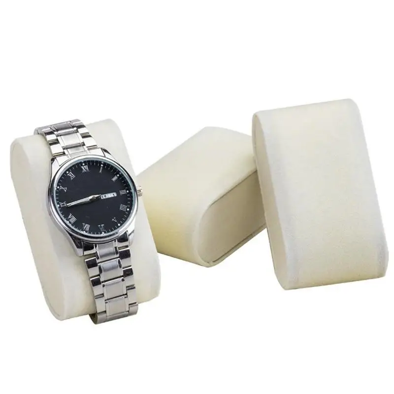 A52E 5 Stück Samt Uhr Armband Kissen Schmuck Displays Requisiten für Home Shops – Detail 5