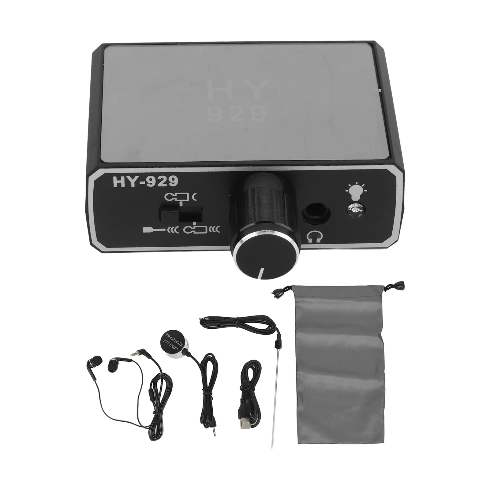 Amplificatore audio per perdite d'acqua Rilevatore di perdite di tubi dell'acqua semplice ad alta sensibilità Alta precisione per la manutenzione dell'auto