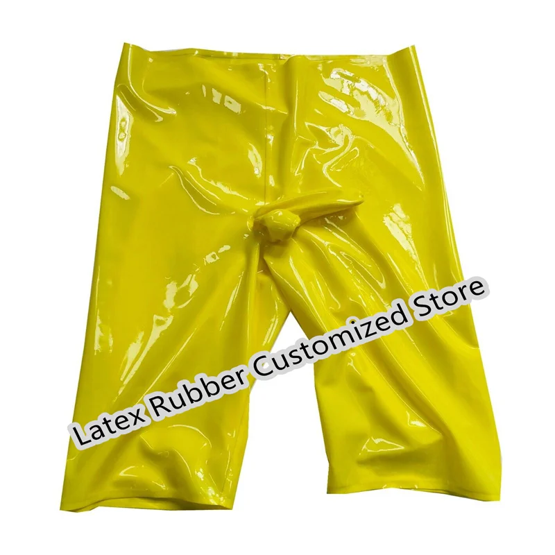 

Latex Gummi Shorts with Sheath Hig Waist Latex Underwear 0.4mm Customized